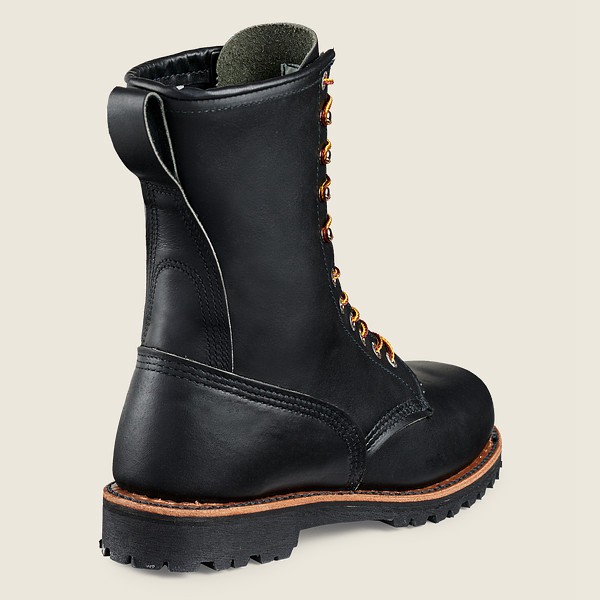 Red Wing Work Boots Loggermax - 9-Inch Soft Toe - Made To Order - Svart - Dame 1280-FDASH